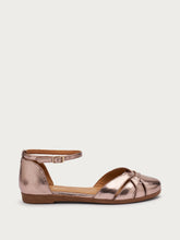 Fisherman-Sandalen aus laminiertem Leder - Bronze | FRAU