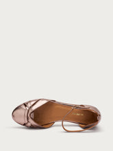 Fisherman-Sandalen aus laminiertem Leder - Bronze | FRAU