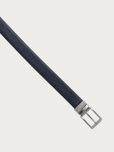 Elegant double-face belt - BLUEdarkbrown | FRAU