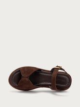 Suede platform sandals - Cocoa | FRAU