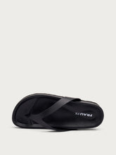 Infradito in pelle liscia - Nero | FRAU