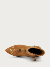 Suede ankle boots with fringing - Rye | FRAU