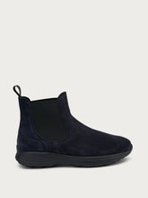 Suede Chelsea boots with XL® sole - Blue | FRAU