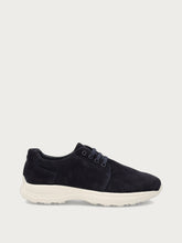 Superleichter Sneaker aus Veloursleder - Blau | FRAU