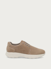 Superleichter Sneaker aus Veloursleder - Sand | FRAU