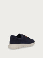 Komfort-Sneakers aus Nubuk mit XL-Sohle - Ozean | FRAU
