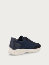 Extra-light bi-material sneakers - Blue | FRAU