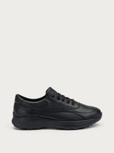 Leather sneakers with XL® sole - BLACKblack | FRAU