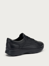 Leather sneakers with XL® sole - BLACKblack | FRAU