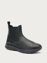 Leather Chelsea boots with XL® sole - BLACKblack | FRAU