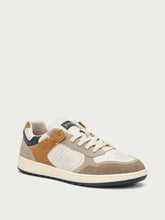 Retro sneakers with suede inserts - saltCARAMEL | FRAU