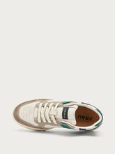 Retro sneakers with suede inserts - saltGREEN | FRAU