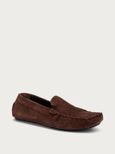 Suede driving shoes - Brown | FRAU