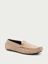 Suede driving shoes - Sand | FRAU
