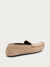 Suede driving shoes - Sand | FRAU