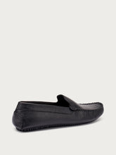 Driver-Mokassin aus Leder - Schwarz | FRAU