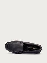 Driver-Mokassin aus Leder - Schwarz | FRAU