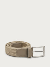 Woven stretch fabric belt - Sand | FRAU