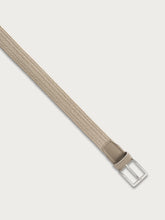 Woven stretch fabric belt - Sand | FRAU