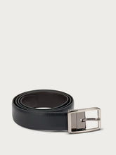 Double-face belt - BLACKdarkbrown | FRAU