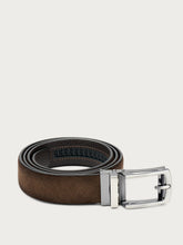 Belt with snap fastening - Dark Brown | FRAU