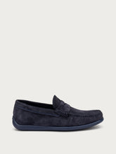Comfort tech suede loafers - Blue | FRAU