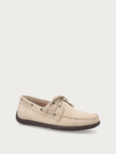 Boots-Mokassins aus Veloursleder - Sand | FRAU