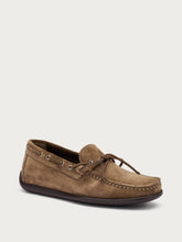 Suede boat loafers - Sand | FRAU