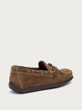 Suede boat loafers - Sand | FRAU