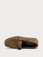 Suede boat loafers - Sand | FRAU