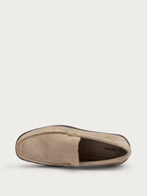Comfort tech perforated suede slip-ons - Sand | FRAU