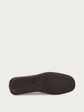 Comfort tech tumbled leather loafers - Blue | FRAU