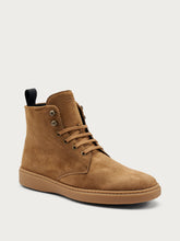 Suede combat boots - LIGHT TANbarley | FRAU