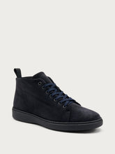 Suede high ankle boots - Blue | FRAU