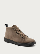 Suede high ankle boots - Mink | FRAU