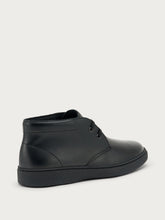 Urban leather lace-up ankle boots - Black | FRAU