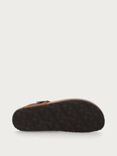 Nubuck thong sandals - Cognac | FRAU