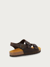 Nubuck sandals - Dark Brown | FRAU