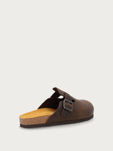 Nubuck mules - Dark Brown | FRAU