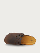 Nubuck mules - Dark Brown | FRAU