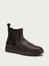 Urban leather Chelsea boots - WOODdarkbrown | FRAU