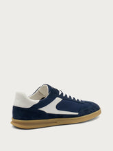 Suede and fabric sneakers - Blue | FRAU