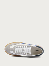 Suede and fabric sneakers - Stone | FRAU