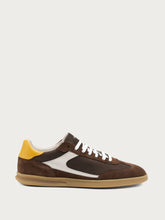 Suede and fabric sneakers - Chocolat | FRAU