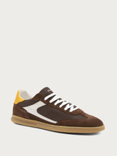 Suede and fabric sneakers - Chocolat | FRAU