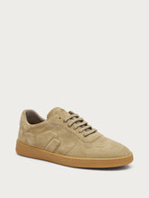 Suede sneakers with top-stitching - OATAmber | FRAU