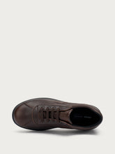 Casual leather sneakers - Wood | FRAU