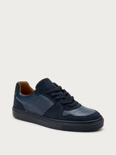 Urban sneakers with suede inserts - Blue | FRAU