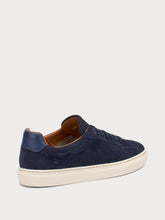 Basic-Sneaker aus Veloursleder - BLAUcreme | FRAU