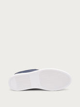 Sneakers basic in pelle - Blu | FRAU